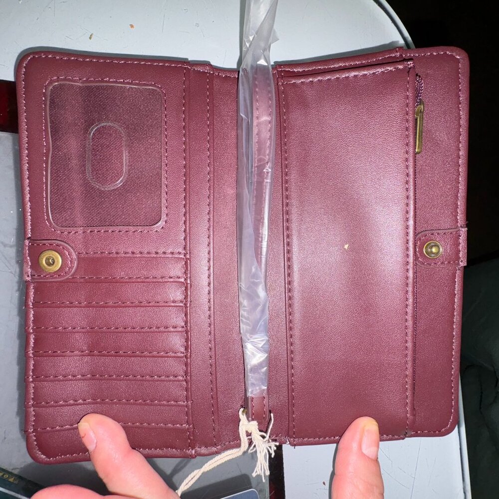 BROWN WOMENS WALLET